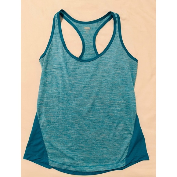 Blue Racerback Tank Top - Picture 2 of 3